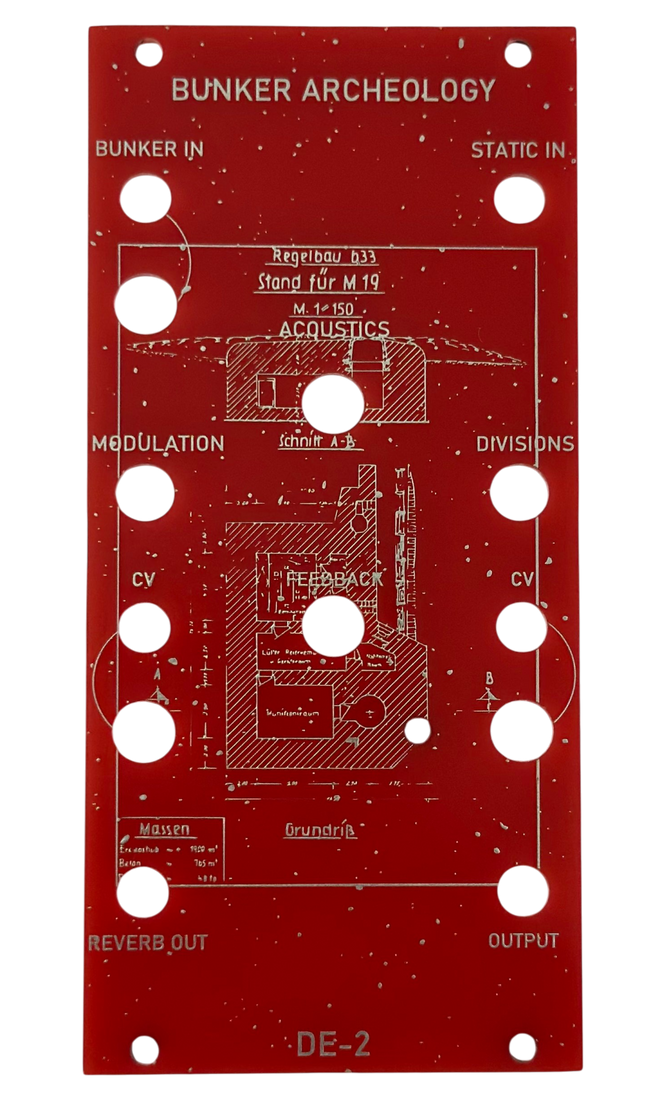 DE-2 BUNKER ARCHEOLOGY Panel & PCB set