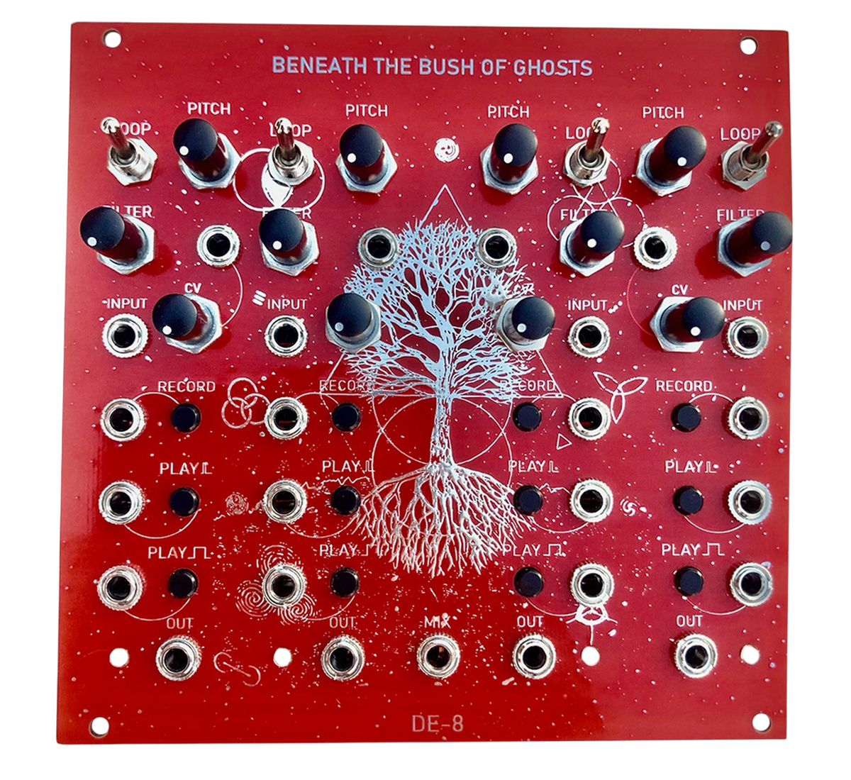 DE-8 BENEATH THE BUSH OF GHOSTS Panel, PCB & Chip set