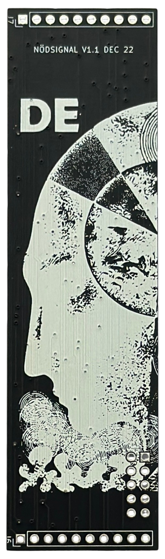 DE-6 NØDSIGNAL Panel & PCB set