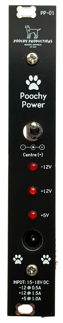 PP-01 Poochy Power - Eurorack Power Supply Module